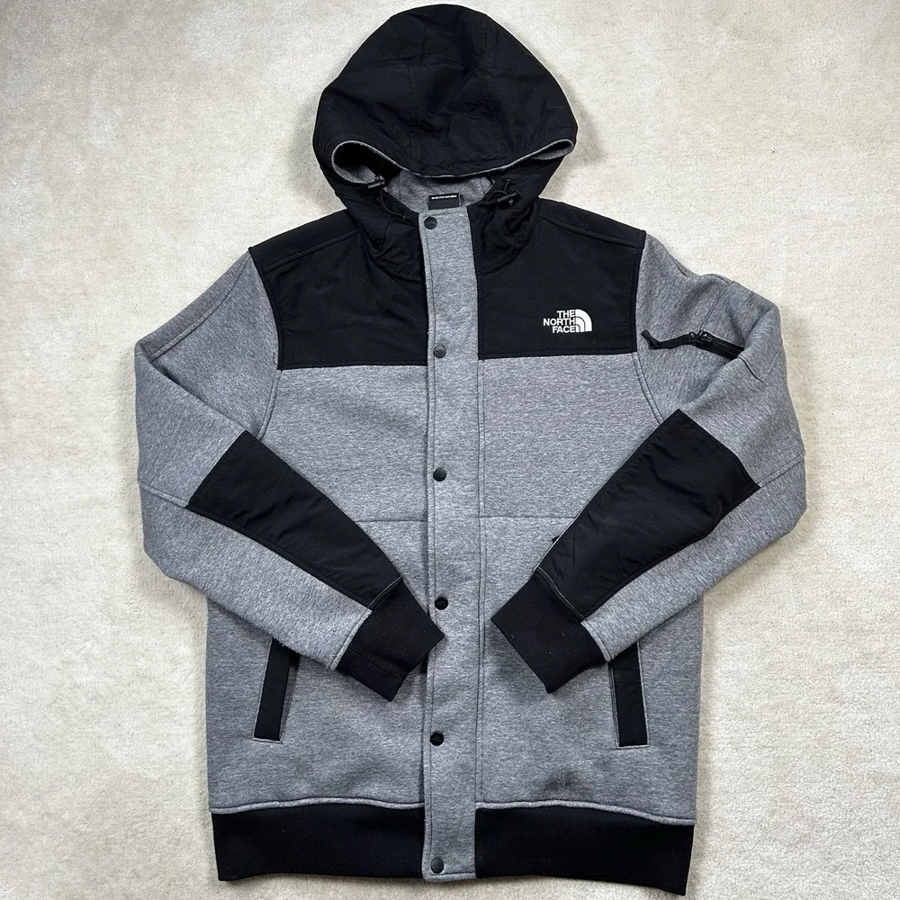 The North Face Highrail Fleece Jacket 2.0 Men's Large Hooded Zip Pockets